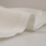 Velours côtelé 100% coton 3 mm blanc cassé