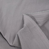100% Coton lavé gris clair