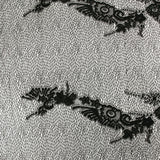 Dentelle polyester résille Graziella noir