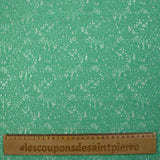 Dentelle polyester Alba vert d'eau