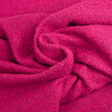 Tweed mezcla lana rosa