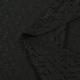 Black cloud polyester lace