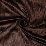 Pinkish brown pleated velvet jersey