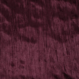 Jersey velours plissé prune