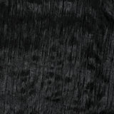 Velours plissé noir