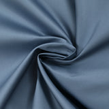 Popeline de coton satinée bleu barbeau