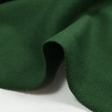 Forest green cotton polo knit