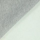 Thick chined gray minkee fabric