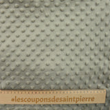 Polaire minky relief taupe