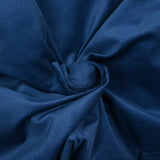 Velours de coton élasthanne fantaisie Adriana bleu foncé