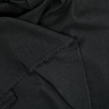 Polyester fluide froissé noir