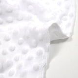 Polar Minky Relief White