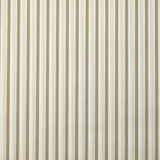 Coton tissé-teint Rudy rayé taupe fond blanc
