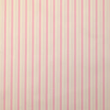 Coton tissé-teint Rudy rayé rose layette fond blanc
