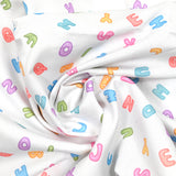 Alphabet print cotton sting