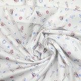 Boat printed cotton print and elephant