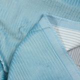 Velours côtelé coton 5 mm bleu ciel
