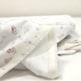 Boat printed cotton print and elephant