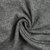 Sergé de laine mélangée gris chiné