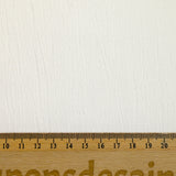 Crépon de polyester effet seersucker blanc