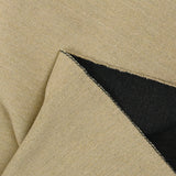 Velours de coton ras sergé double face beige et noir