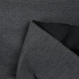 Velours de coton ras gris