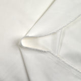 Tissu aspect daim double-face blanc cassé