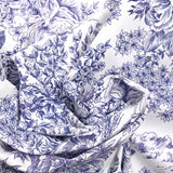 Cotton dive Jouy Marine canvas