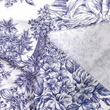 Cotton dive Jouy Marine canvas