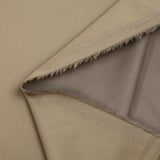 Satin de coton et soie beige sable