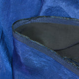 Crêpe irisé polyester marine