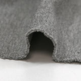 Jersey de viscose côtelé bord-côte Ilona gris chiné