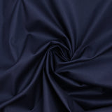 Twill de coton élasthanne bleu marine