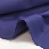 Twill de coton élasthanne raide bleu lavande