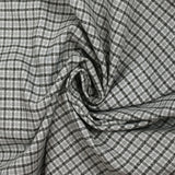 Coton tissé-teint carreaux Madison envers gris foncé