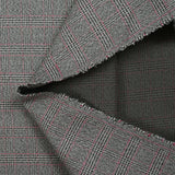 Coton tissé-teint Prince-de-Galles Caldicot envers gris foncé