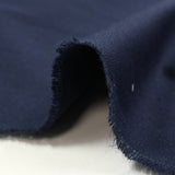 Twill de coton bleu marine