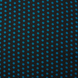 Viscose imprimée à pois 8mm canard fond noir