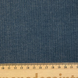 Coton lourd tissé-teint mini chevron marine
