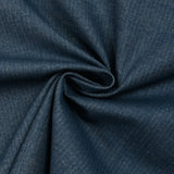 Coton lourd tissé-teint mini chevron marine