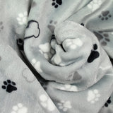 Polar Doudou Printed Dog Gray Background