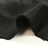 Jersey aspect simili cuir vieilli fond noir