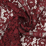 Dentelle festonnée Maud bordeaux