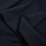 Crêpe polyviscose marine