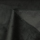 Faux daim polyester noir