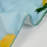 Nicky velvet jersey printed lemon on a background sky