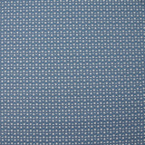 Cotton jersey printed circles and half-moons cart blue background