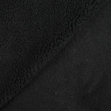 Fausse fourrure mouton noir