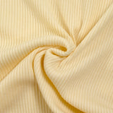 Maille de laine côtelée Freja crème
