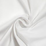Jersey de coton blanc neige
